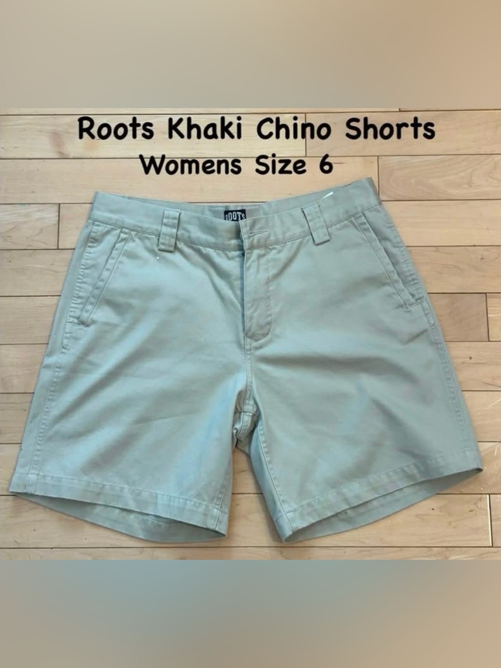 Roots Women’s Khaki Chino Shorts - Light Khaki